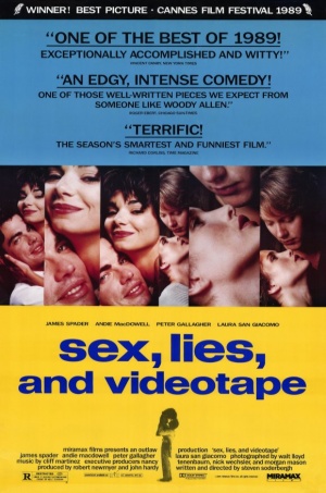 Sex, Lies, and Videotape Poster